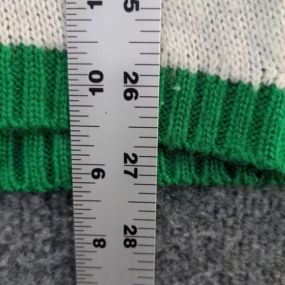 Allison Brittney Women's Sweater Green Size M Knit Penguin Winter Christmas - Picture 9 of 12